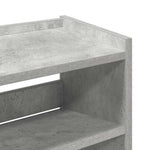 Skohylle Betonggrå 60X25X62 Cm Konstruert Tre