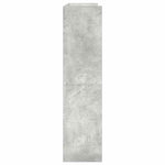 Skohylle Betonggrå 80X25X100 Cm Konstruert Tre