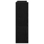 Skohylle Svart 80X25X81 Cm Konstruert Tre