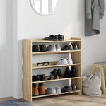 Skohylle Sonoma Eik 80X25X81 Cm Konstruert Tre