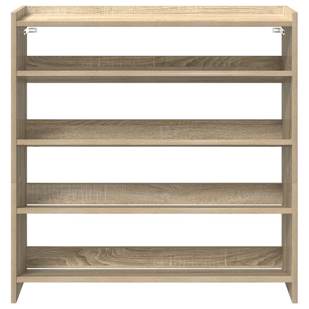 Skohylle Sonoma Eik 80X25X81 Cm Konstruert Tre