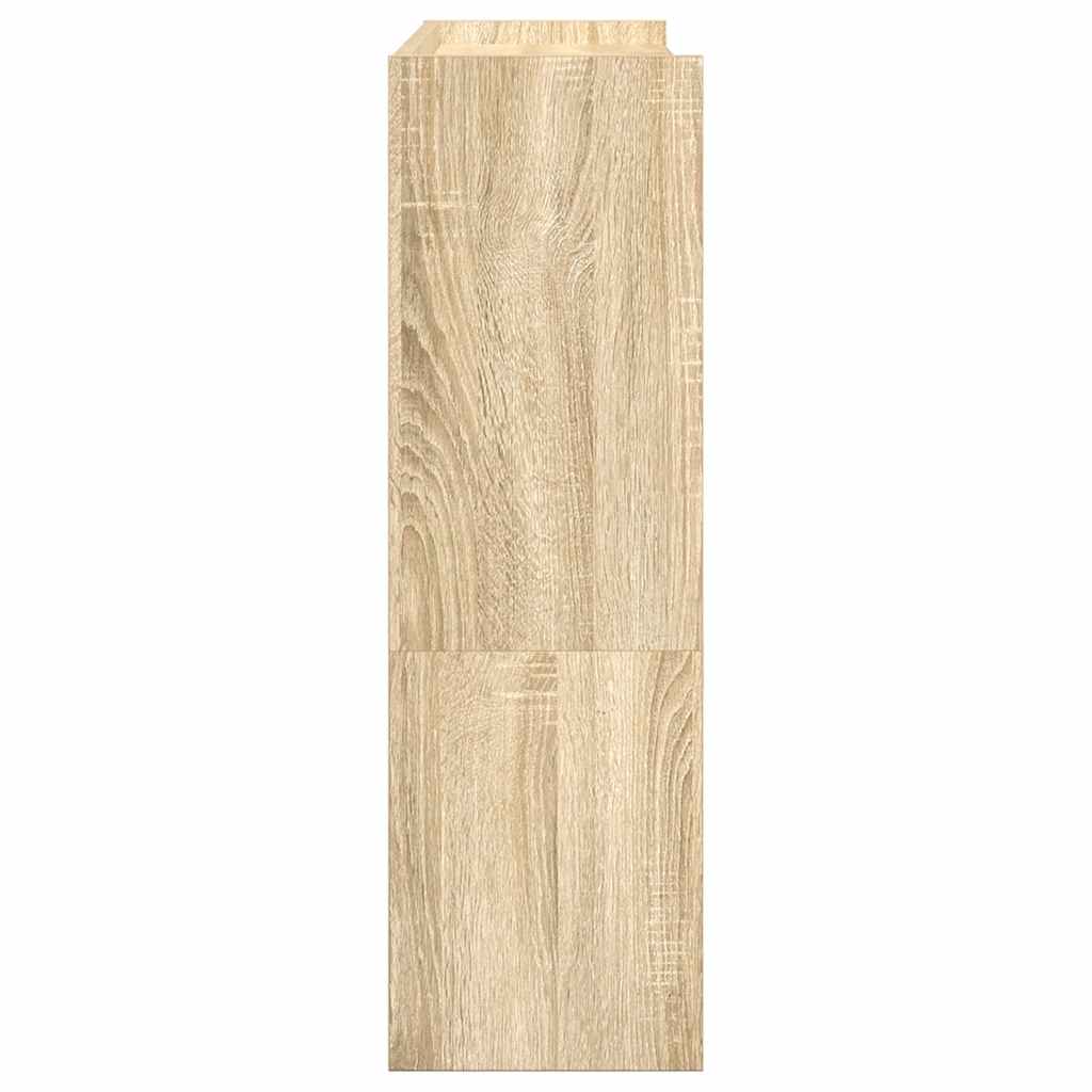 Skohylle Sonoma Eik 80X25X81 Cm Konstruert Tre