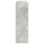 Skohylle Betonggrå 80X25X81 Cm Konstruert Tre