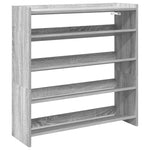 Skohylle Grå Sonoma 80X25X81 Cm Konstruert Tre
