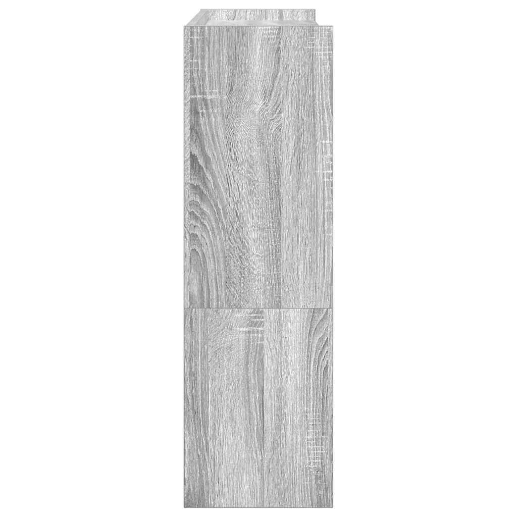 Skohylle Grå Sonoma 80X25X81 Cm Konstruert Tre