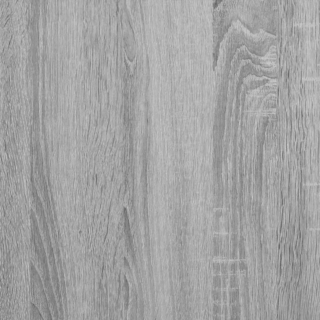 Skohylle Grå Sonoma 80X25X81 Cm Konstruert Tre