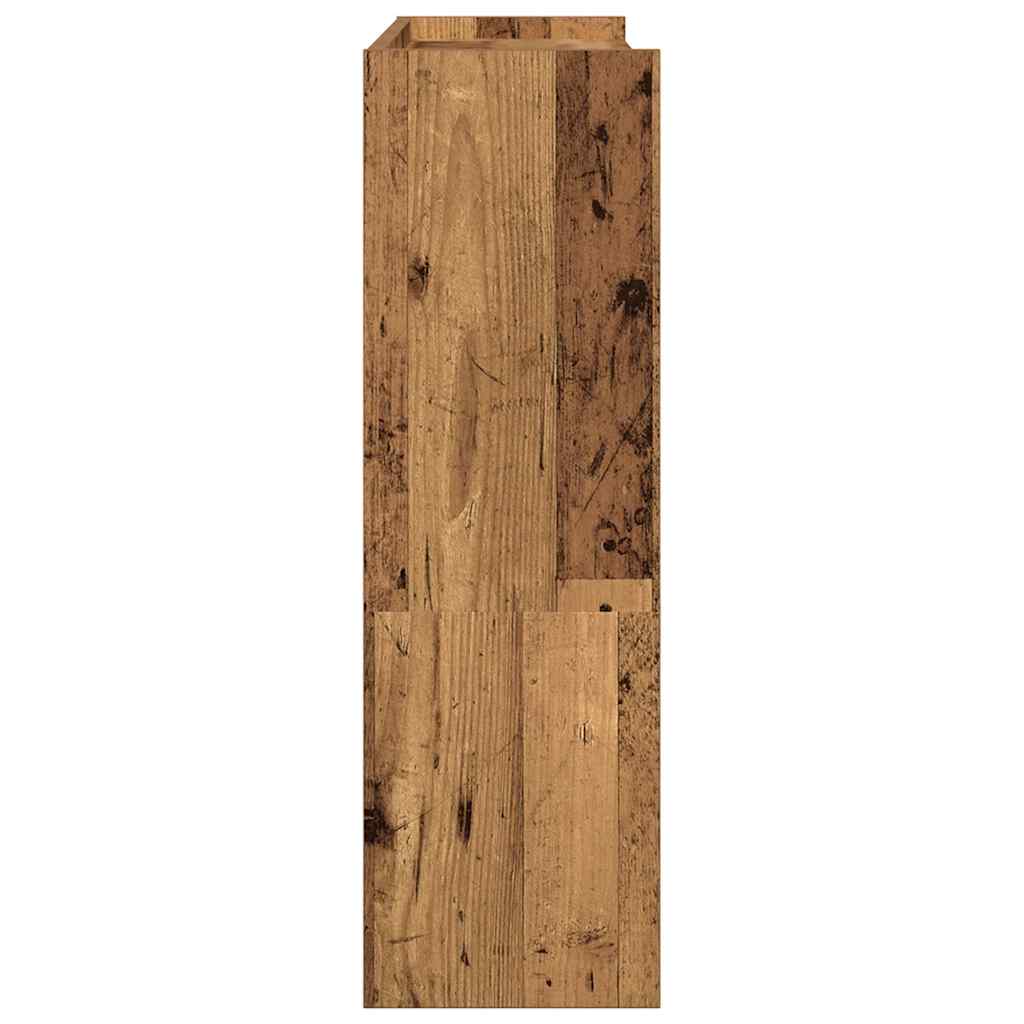 Skohylle Gammelt Tre 80X25X81 Cm Konstruert Tre