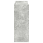Skohylle Betonggrå 80X25X62 Cm Konstruert Tre