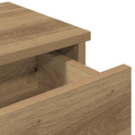 Vegghylle Med Skuffer Artisian Eik 100X37,5X19Cm Konstruert Tre