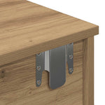 Vegghylle Med Skuffer Artisian Eik 100X37,5X19Cm Konstruert Tre