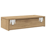 Vegghylle Med Skuffer Artisian Eik 60X26,5X15 Cm Konstruert Tre