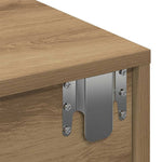 Vegghylle Med Skuffer Artisian Eik 60X26,5X15 Cm Konstruert Tre