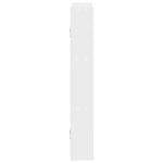 Vegghylle Hvit 43X9X60 Cm Konstruert Tre