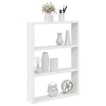 Vegghylle Hvit 43X9X60 Cm Konstruert Tre