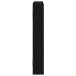 Vegghylle Svart 43X9X60 Cm Konstruert Tre