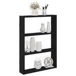Vegghylle Svart 43X9X60 Cm Konstruert Tre