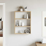 Vegghylle Sonoma Eik 43X9X60 Cm Konstruert Tre