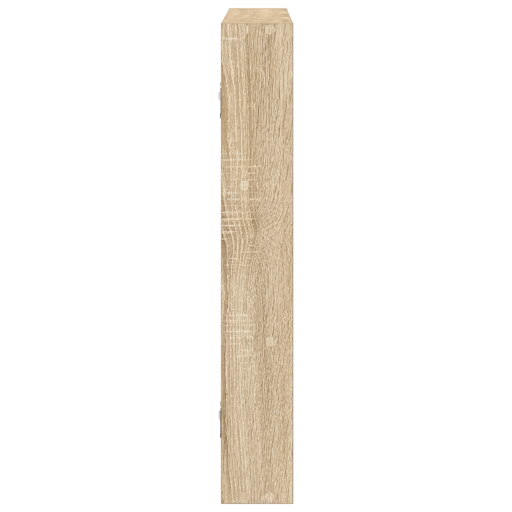 Vegghylle Sonoma Eik 43X9X60 Cm Konstruert Tre