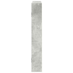Vegghylle Betonggrå 43X9X60 Cm Konstruert Tre