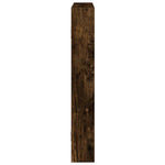 Vegghylle Røkt Eik 43X9X60 Cm Konstruert Tre