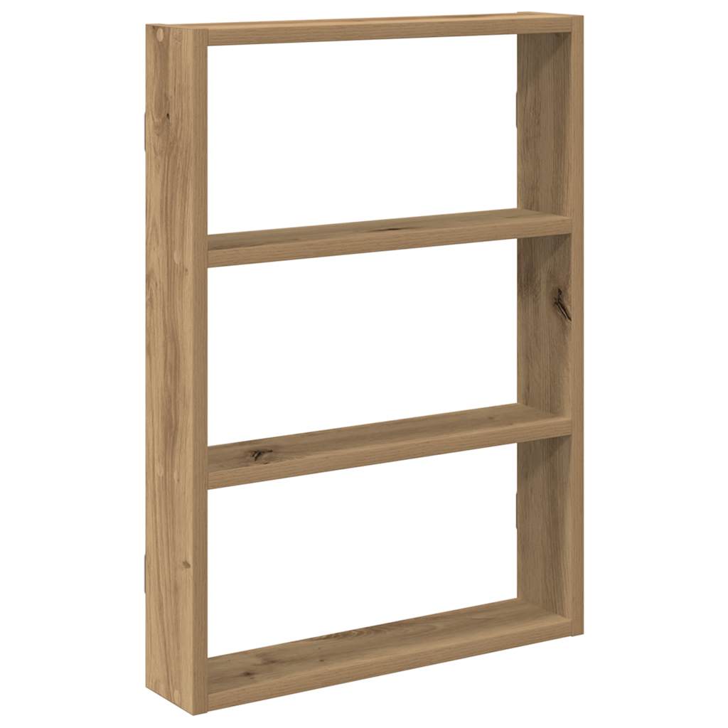 Vegghylle Artisan Eik 43X9X60 Cm Konstruert Tre
