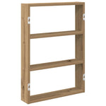 Vegghylle Artisan Eik 43X9X60 Cm Konstruert Tre