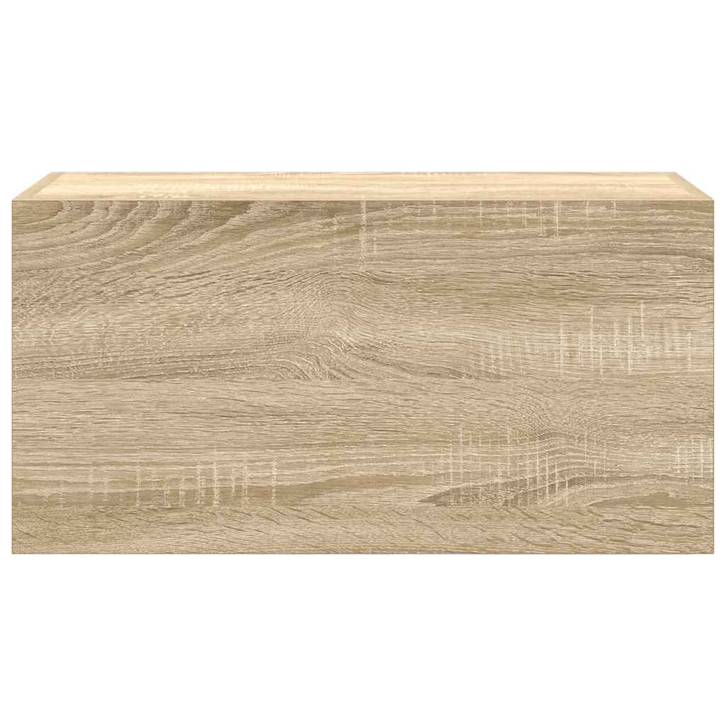 Veggskap Til Baderom Sonoma Eik 60X25X30 Cm Konstruert Tre