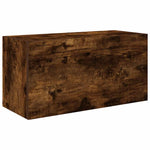 Veggskap Til Baderom Røkt Eik 60X25X30 Cm Konstruert Tre