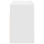 Veggskap Til Baderom Hvit 60X25X40 Cm Konstruert Tre