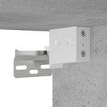 Veggskap Til Baderom Betonggrå 60X25X40 Cm Konstruert Tre