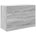 Veggskap Til Baderom Grå Sonoma 60X25X40 Cm Konstruert Tre