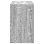 Veggskap Til Baderom Grå Sonoma 60X25X40 Cm Konstruert Tre