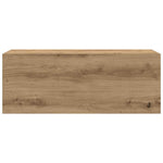 Veggskap Til Baderom Artisan Eik 80X25X30 Cm Konstruert Tre