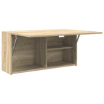 Veggskap Til Baderom Sonoma Eik 80X25X40 Cm Konstruert Tre