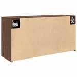 Veggskap Til Baderom Brun Eik 80X25X40 Cm Konstruert Tre