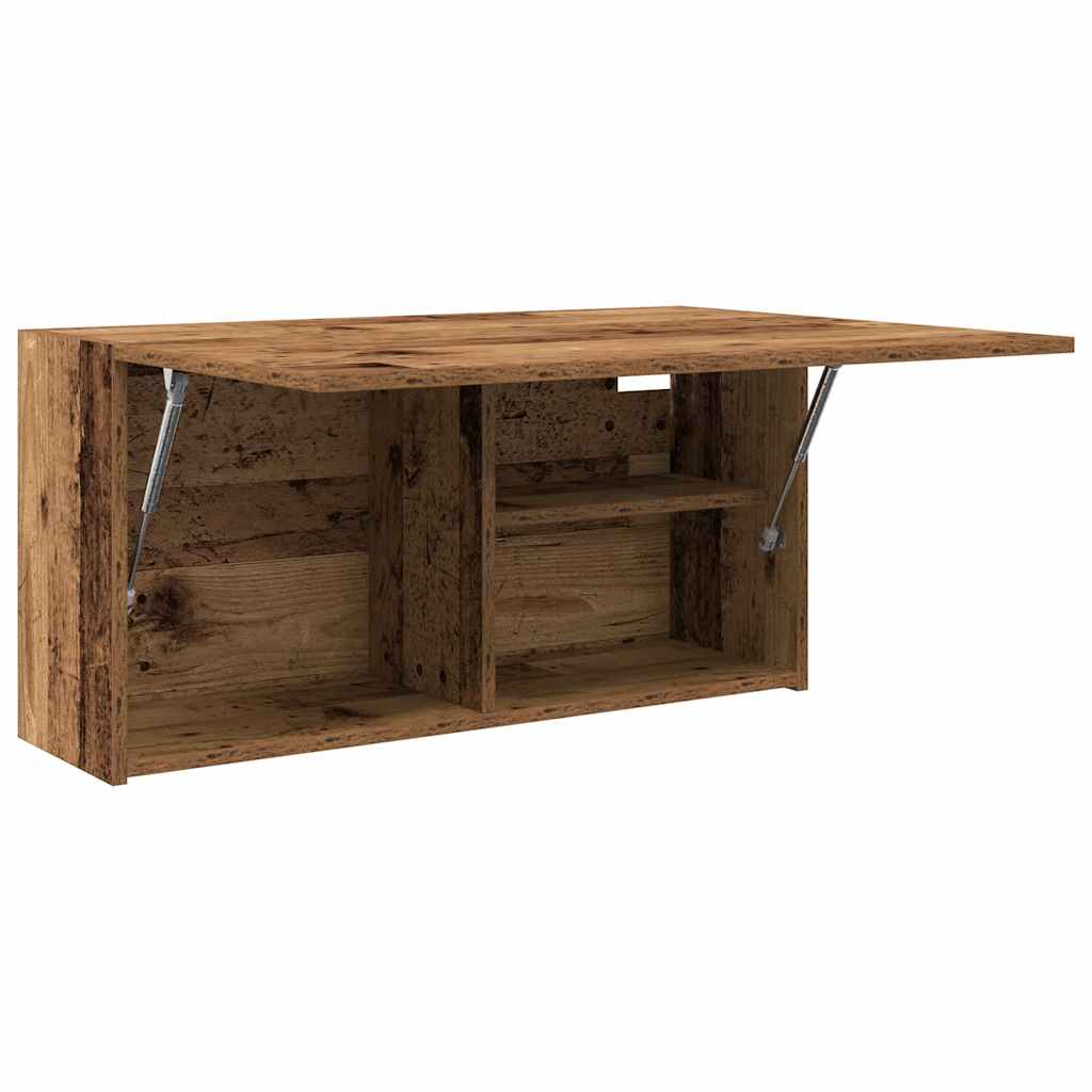 Veggskap Til Baderom Gammelt Tre 80X25X40 Cm Konstruert Tre