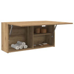 Veggskap Til Baderom Artisan Eik 80X25X40 Cm Konstruert Tre