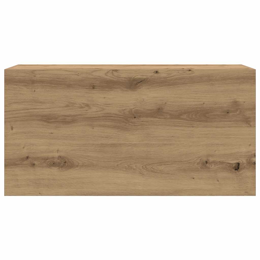 Veggskap Til Baderom Artisan Eik 80X25X40 Cm Konstruert Tre