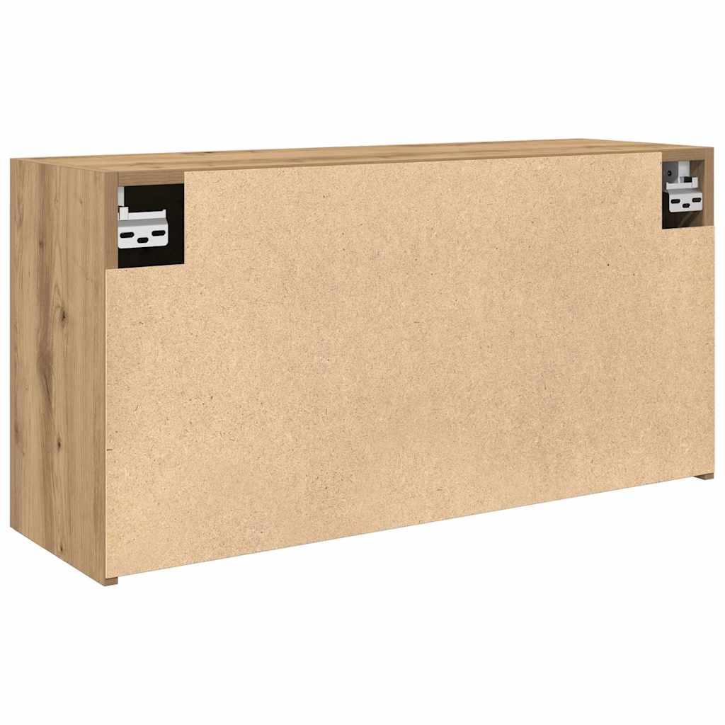 Veggskap Til Baderom Artisan Eik 80X25X40 Cm Konstruert Tre