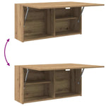 Veggskap Til Baderom Artisan Eik 80X25X40 Cm Konstruert Tre