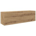 Veggskap Til Baderom Artisan Eik 100X25X30 Cm Konstruert Tre