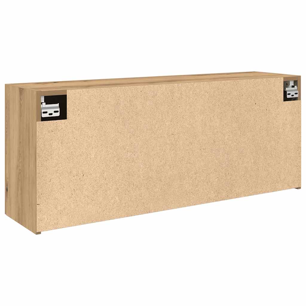 Veggskap Til Baderom Artisan Eik 100X25X40 Cm Konstruert Tre