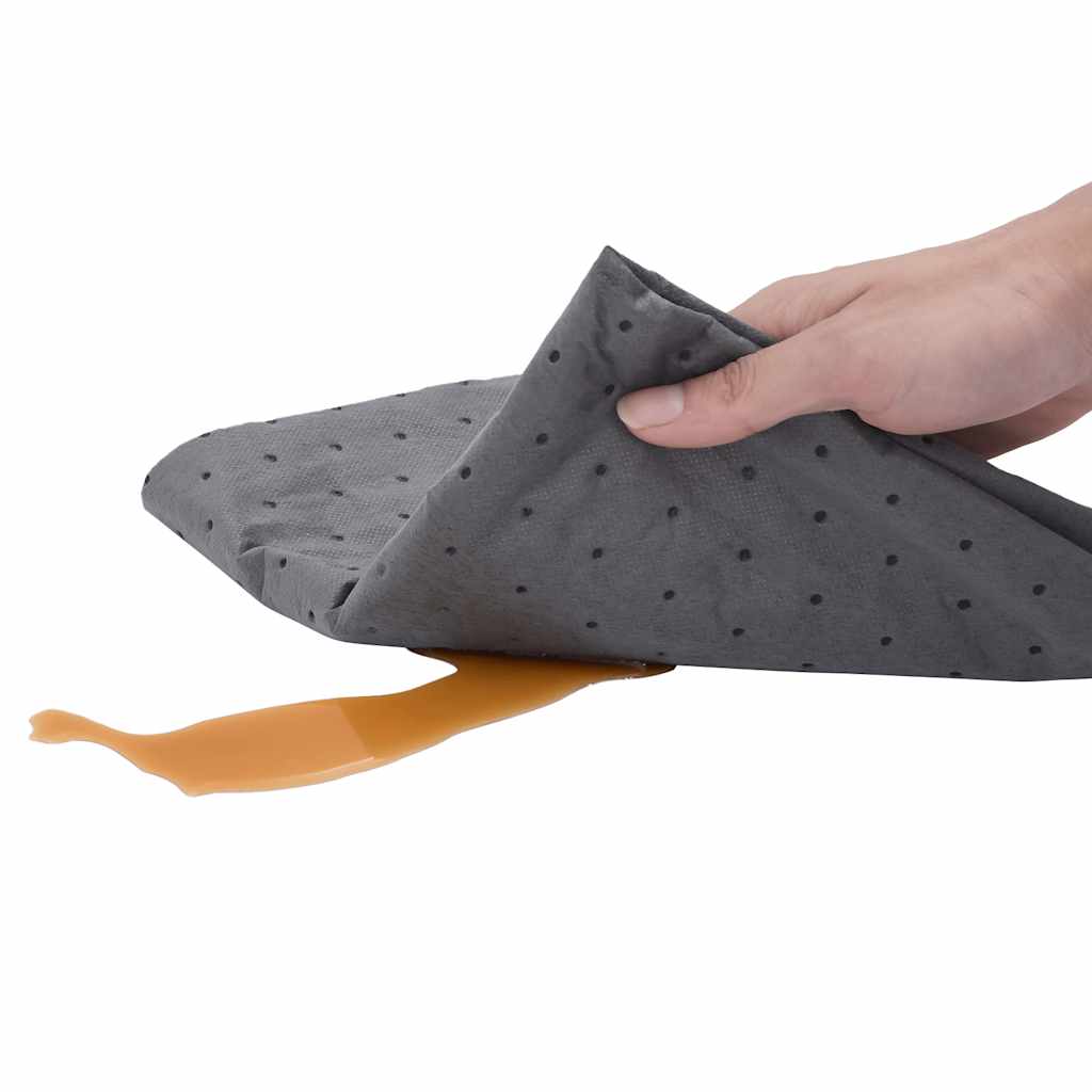 Oljeabsorberende Pads 25 Stk Grå 40X50 Cm