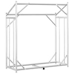 Vedstativ Med Ståltråd 100,5X40,5X110,5 Cm Galvanisert Stål