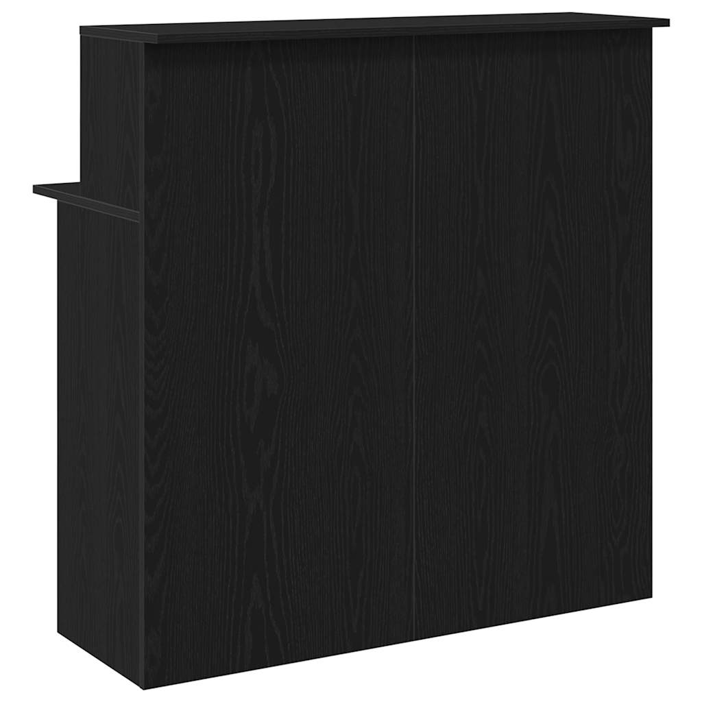 Resepsjonspult Svart 100X50X103,5 Cm Konstruert Tre