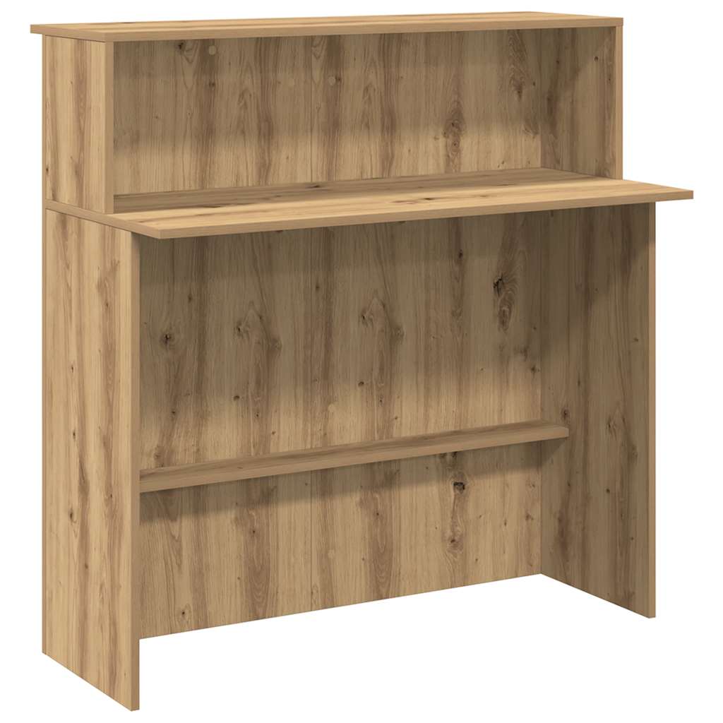 Resepsjonspult Artisan Eik 100X50X103,5 Cm Konstruert Tre