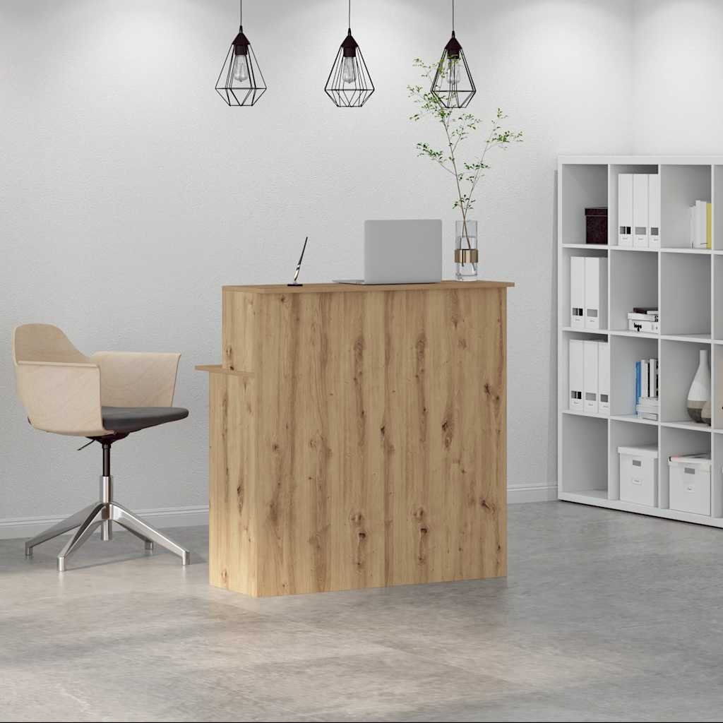 Resepsjonspult Artisan Eik 100X50X103,5 Cm Konstruert Tre