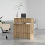 Resepsjonspult Artisan Eik 100X50X103,5 Cm Konstruert Tre