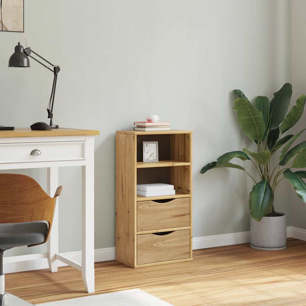 Sideskap Med Skuffer Odda 40X24X79 Cm Heltre Furu