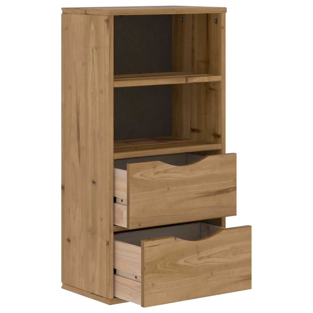 Sideskap Med Skuffer Odda 40X24X79 Cm Heltre Furu